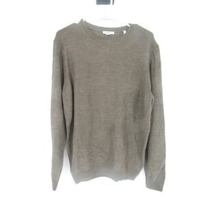 Brax Sweater XL Brown Textured Knit Minimal Academia Gorpcore Preppy Earthy Fall